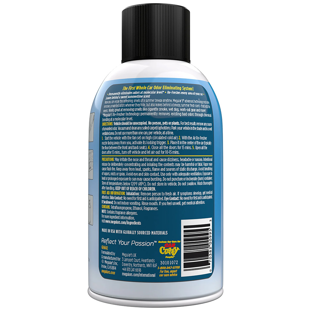 Meguiar's Whole Car Air Refresher Odor Eliminator - Summer Breeze Scent 2