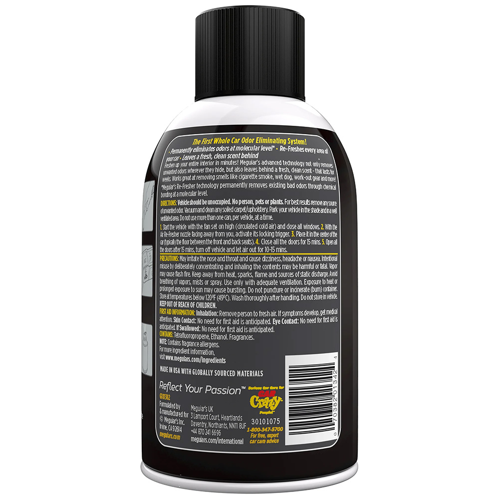 Meguiar's Whole Car Air Refresher Odor Eliminator - Black Chrome Scent 2