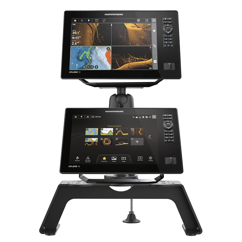 RAM Mount RAM&reg; Fishfinder Deck Kit w/Humminbird Helix 8-10 &amp; XPLORE Mount 2