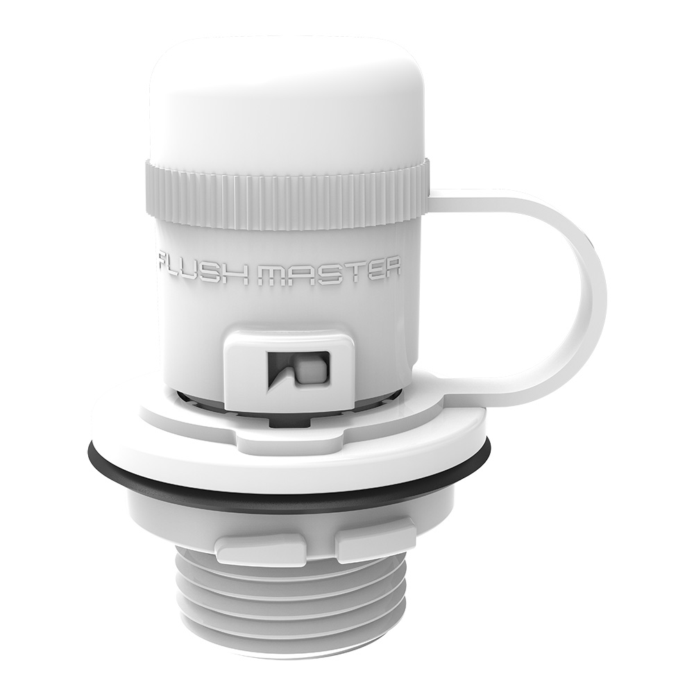 Flushmaster Flush Port Quick Connect f/Mercury - White 3