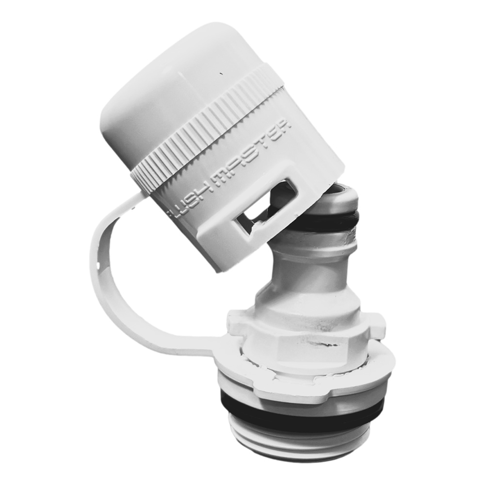Flushmaster Flush Port Quick Connect f/Suzuki - White 2
