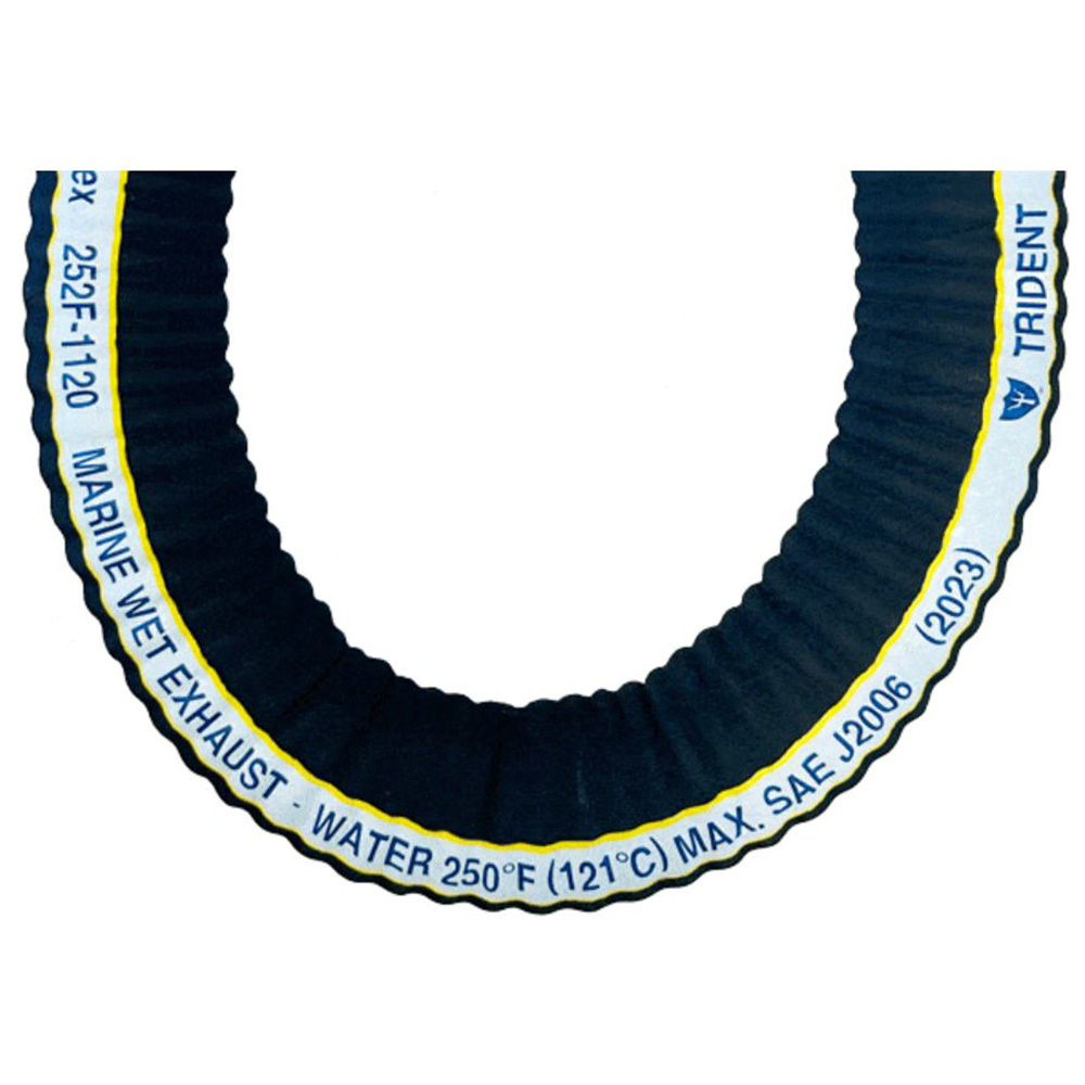 Trident Marine 2-7/8" x 12.5' EXTRA-FLEX Corrugated Marine Wet Exhaust Hose 2