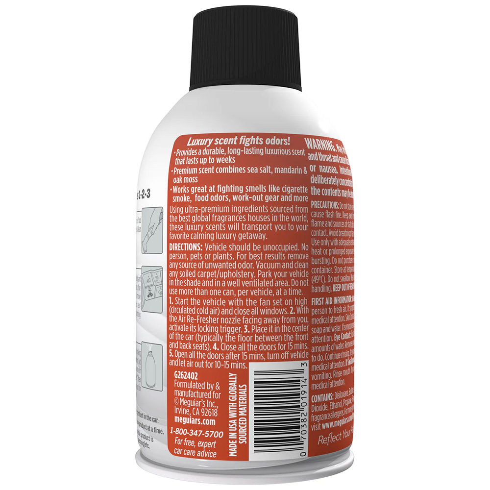 Meguiar's Dubai Sands Whole Car Air Re-Fresher Aerosol - 2oz 2