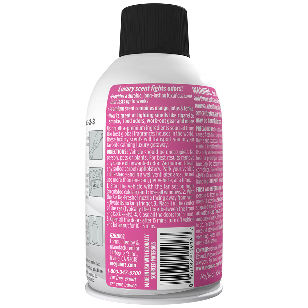Meguiar's Tropical Rainforest Whole Car Air Re-Fresher Aerosol - 2oz 2