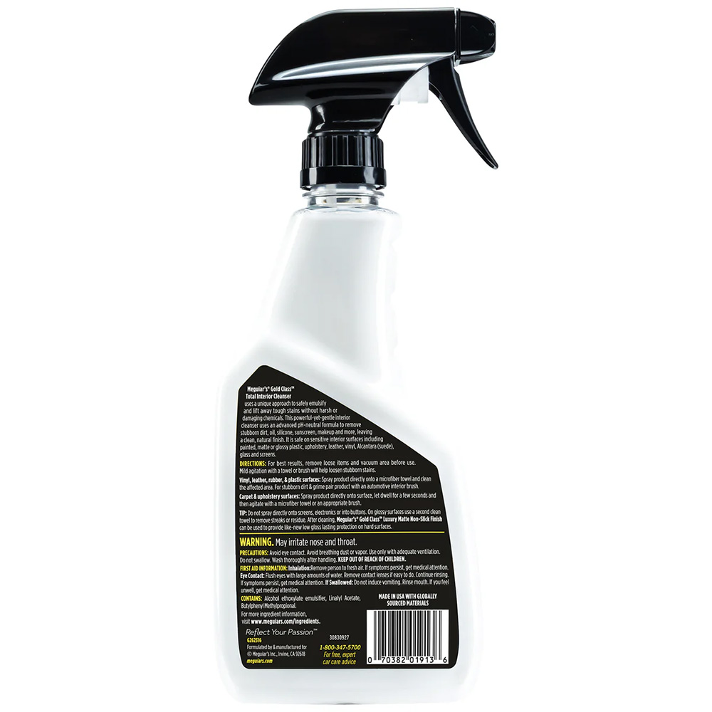 Meguiar's Gold Class Total Interior Cleanser - 16oz 2