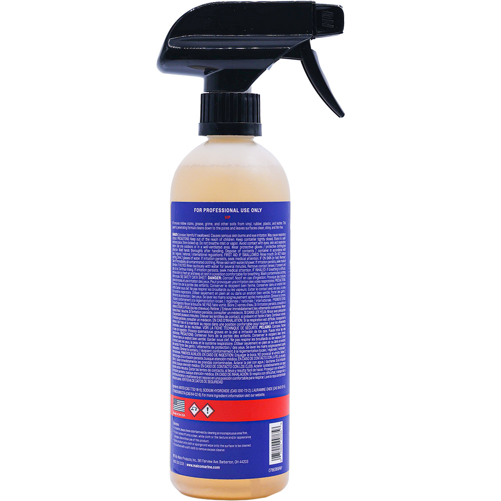 Malco VIP Vinyl &amp; Plastic Cleaner - 16oz 2