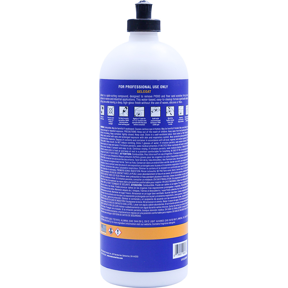 Malco Gel Coat Compound - 32oz 2