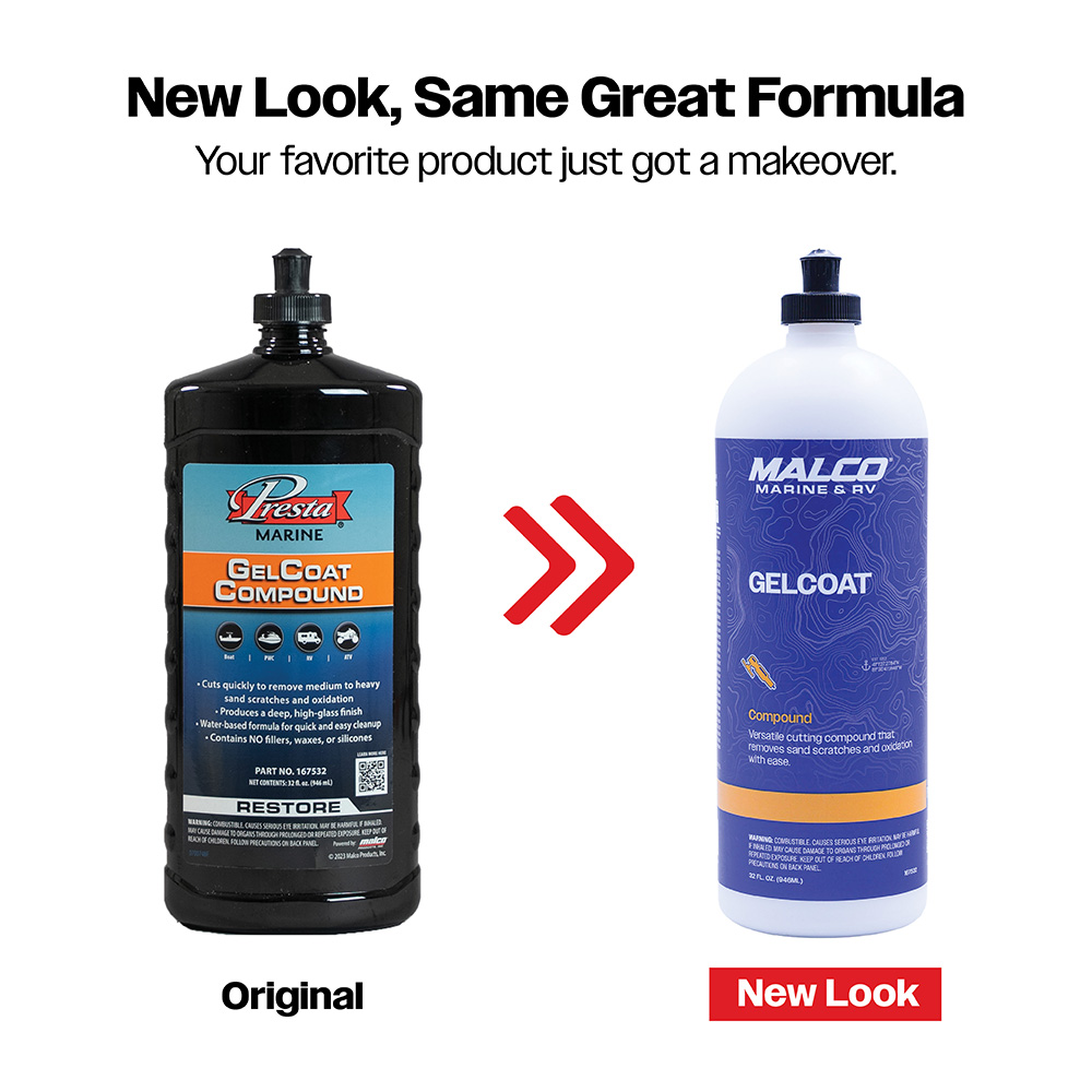 Malco Gel Coat Compound - 32oz 3