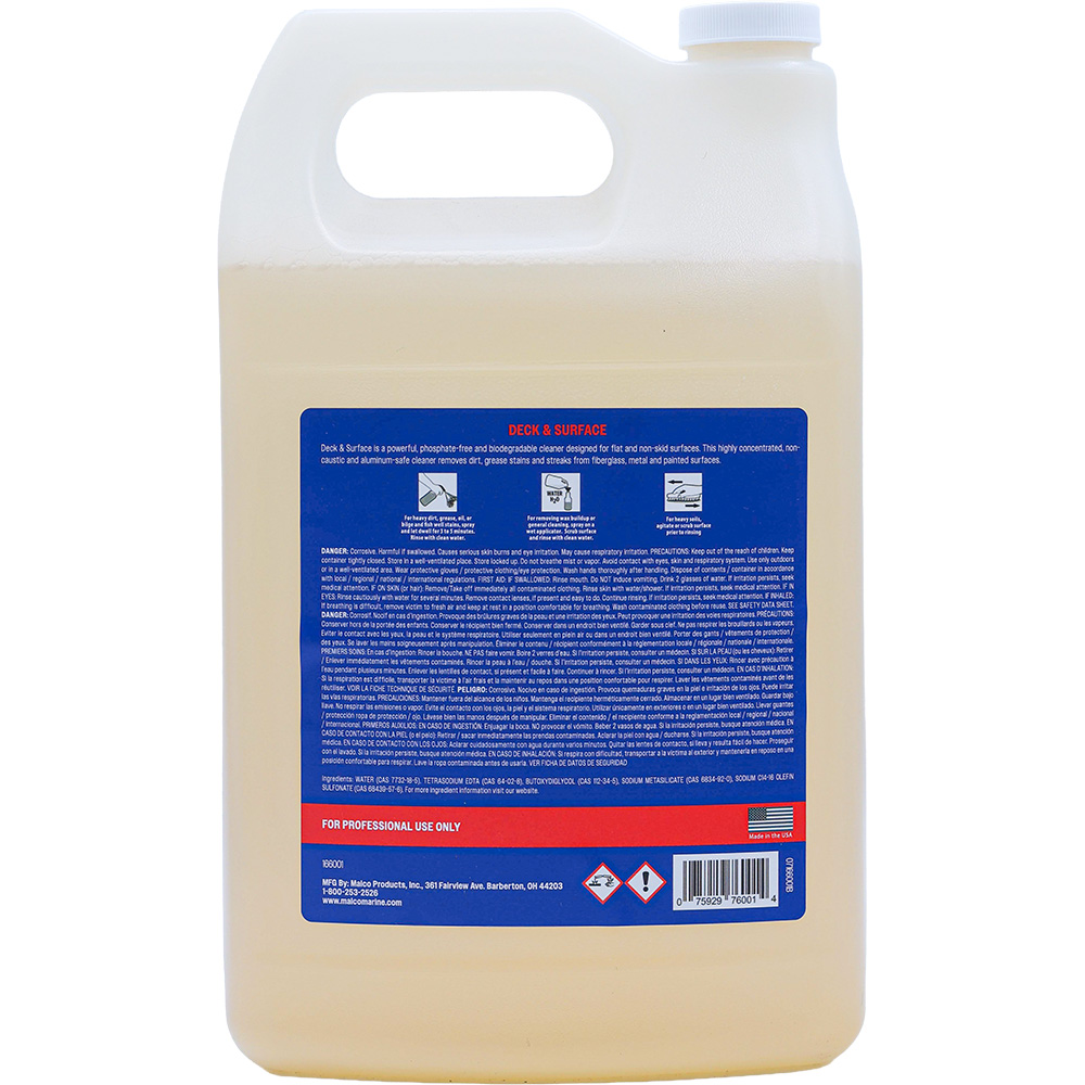 Malco Deck &amp; Surface Spray All Purpose Cleaner - 1 Gallon 2