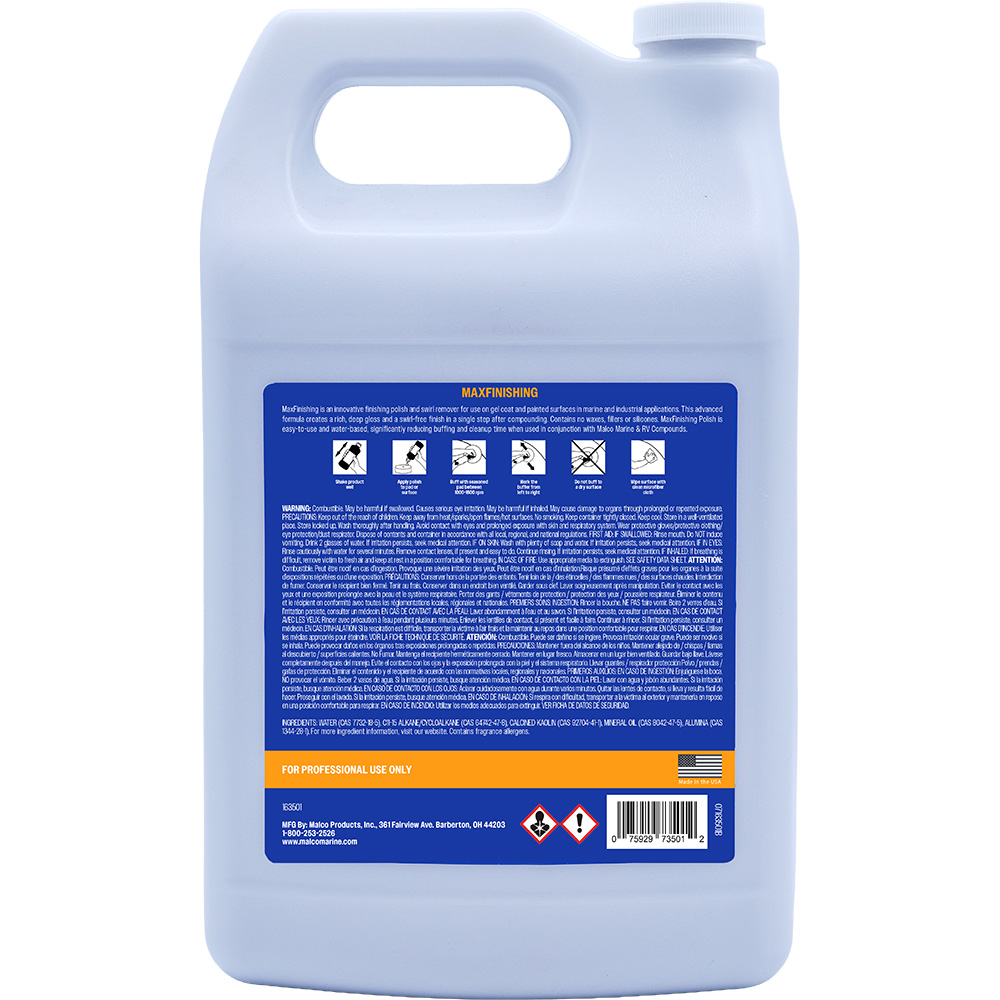 Malco MaxFinishing Polish - 1 Gallon 2