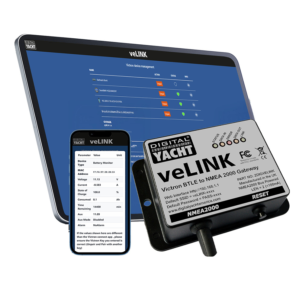 Digital Yacht veLink Victron BLE to NMEA 2000 2