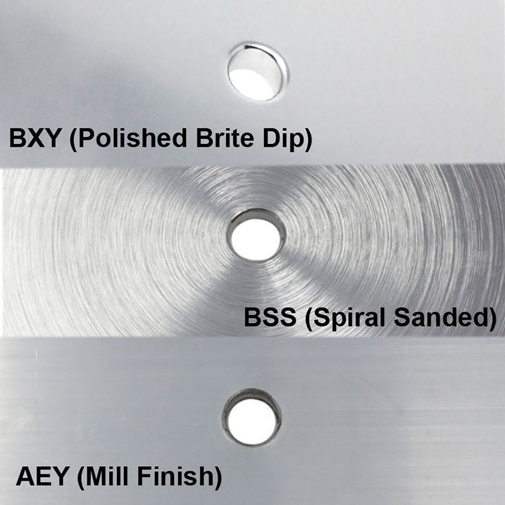 TACO Round Pad 3-Hole Mill Finish - 4-1/2" 2