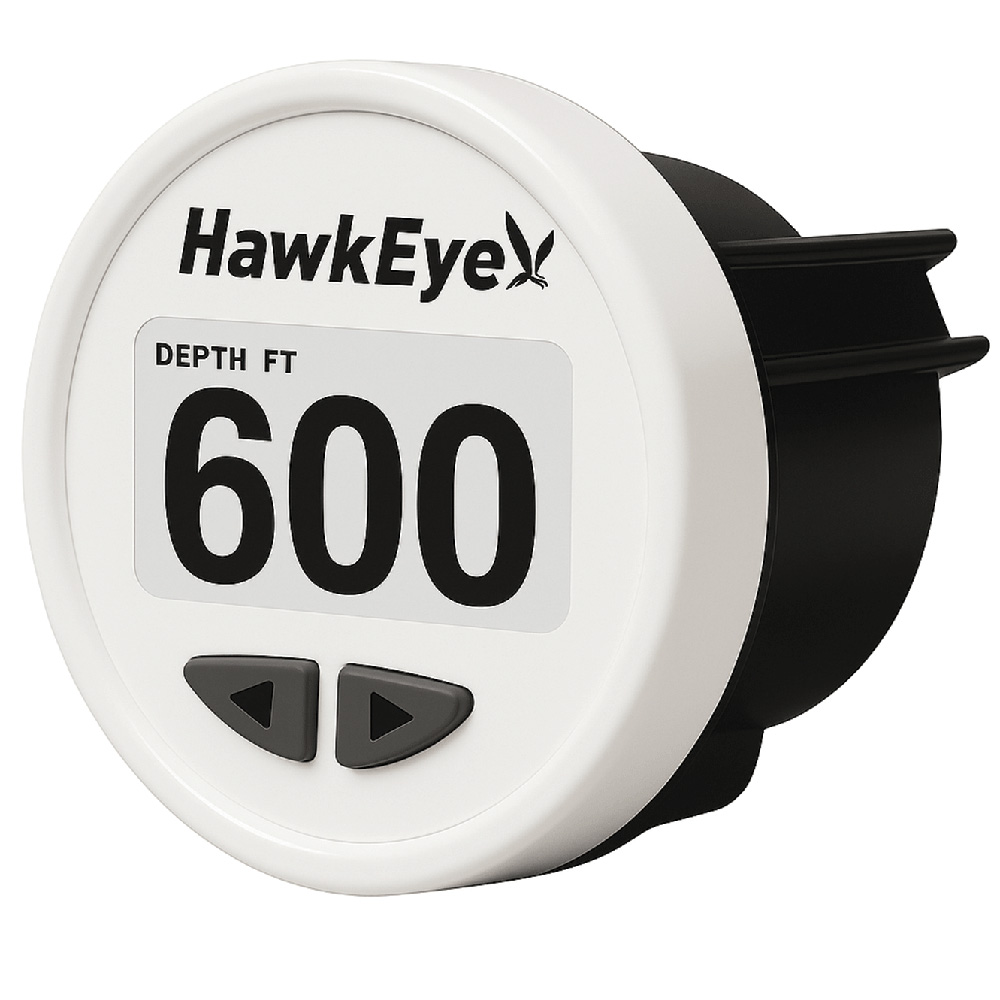 HawkEye DepthTrax&reg; Edge In-Dash Depth Finder - HD Color Display - 600' Max Depth - TM Transducer 2