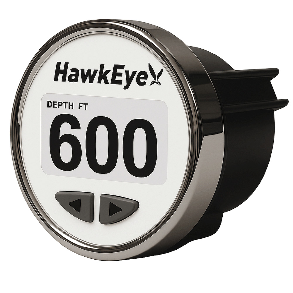 HawkEye DepthTrax&reg; Edge In-Dash Depth Finder - HD Color Display - 600' Max Depth - TM Transducer 3