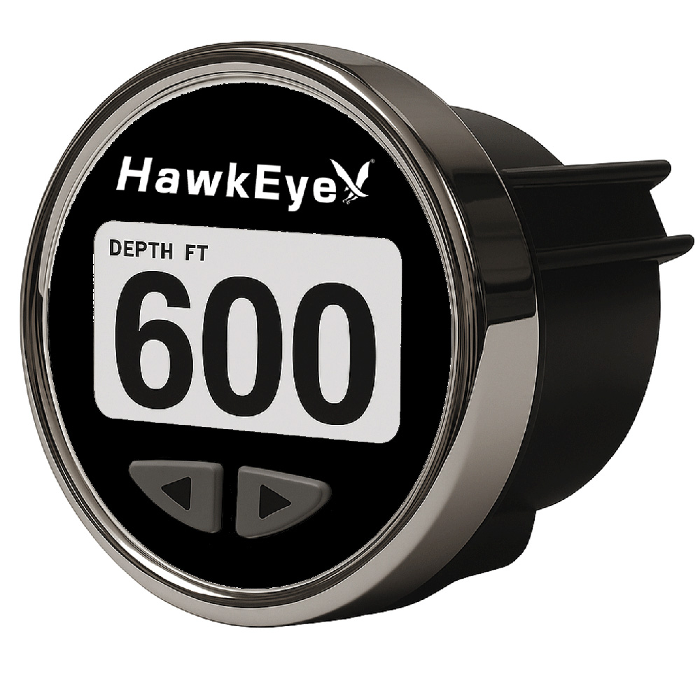 HawkEye DepthTrax&reg; Edge In-Dash Depth Finder - HD Color Display - 600' Max Depth - TM Transducer 4