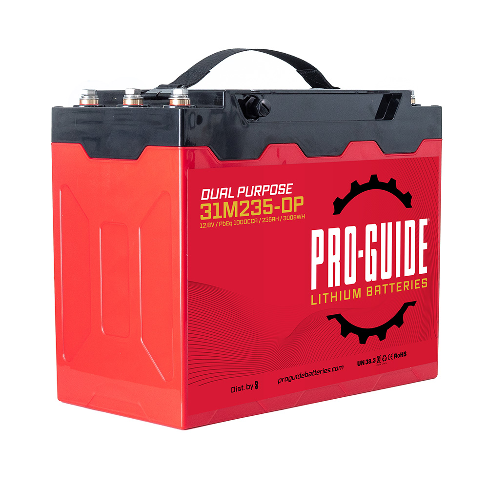 Pro-Guide Alpha Series Lithium Battery - 12V - 235AH - Group 31 (Tall) 2