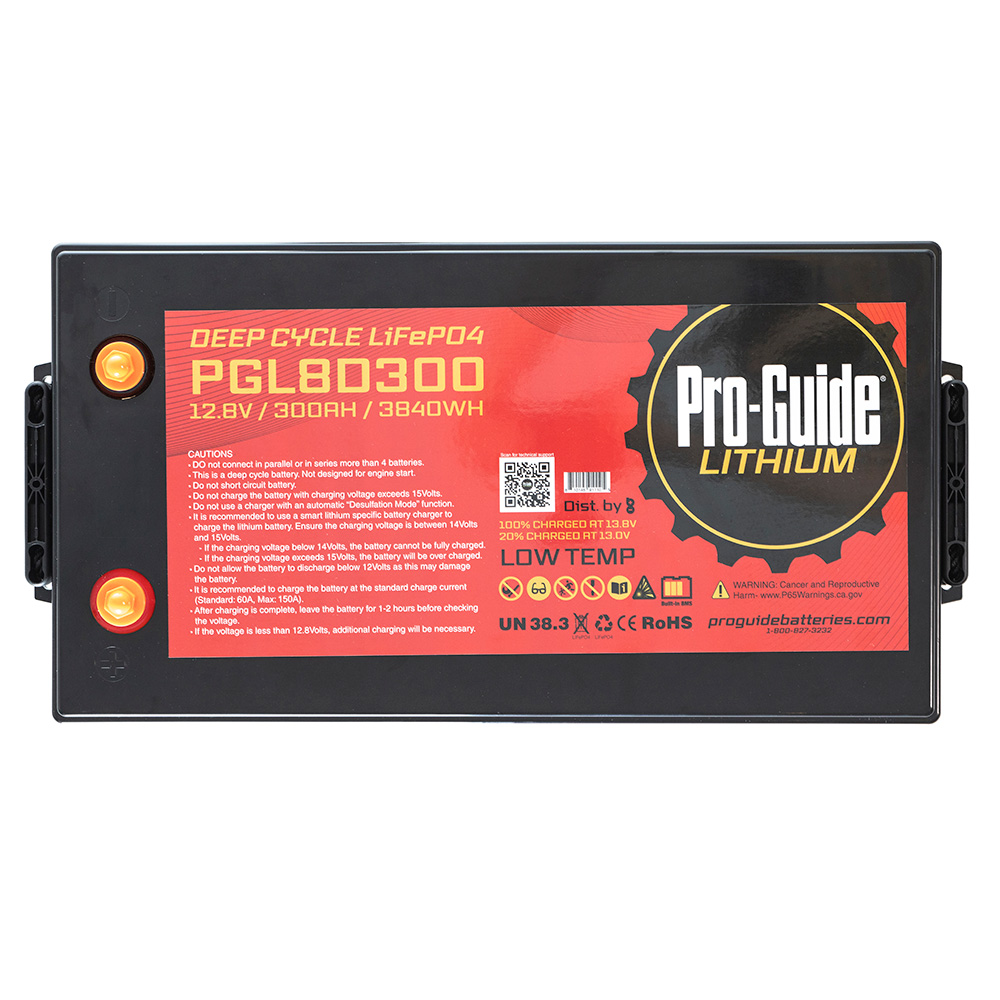 Pro-Guide Signature Series Lithium Battery - 12V - 300AH - 8D 4