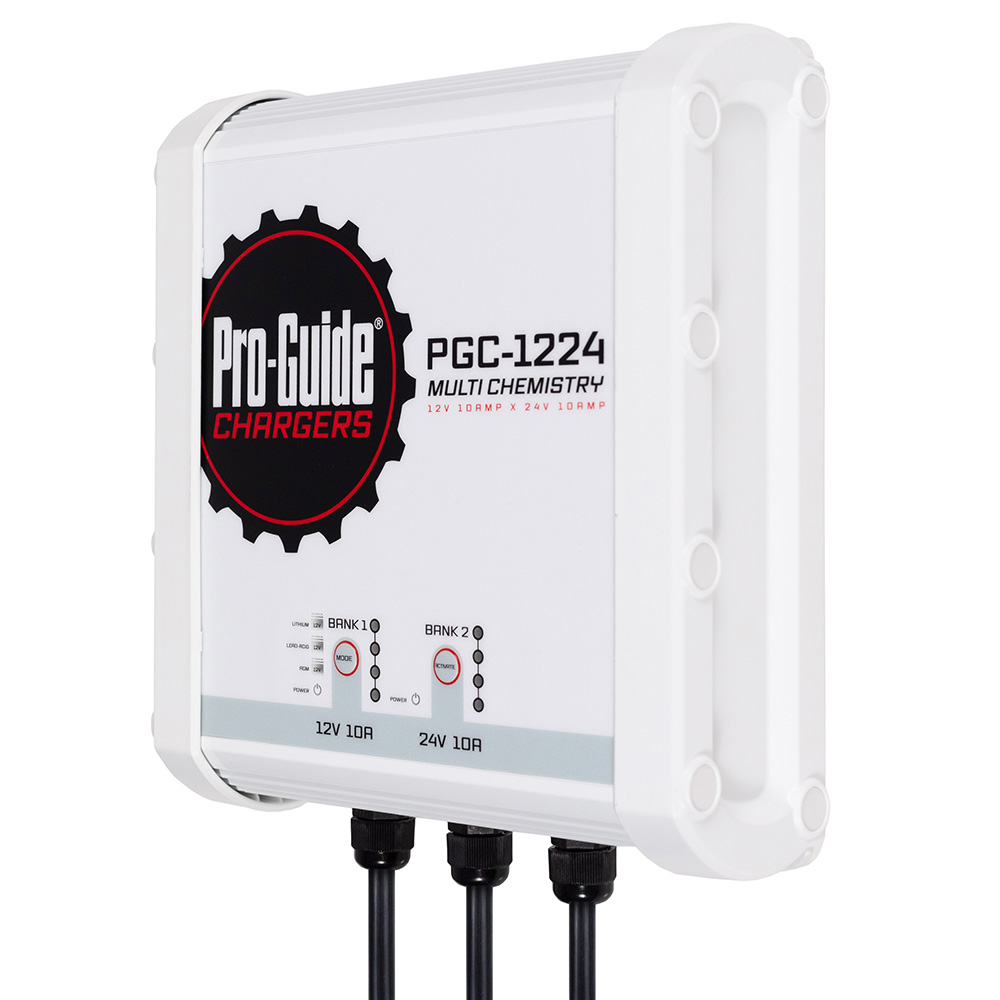 Pro-Guide 2 Bank On-Board Battery Charger - (1) 12V / (1) 24V - 20-Amp 2