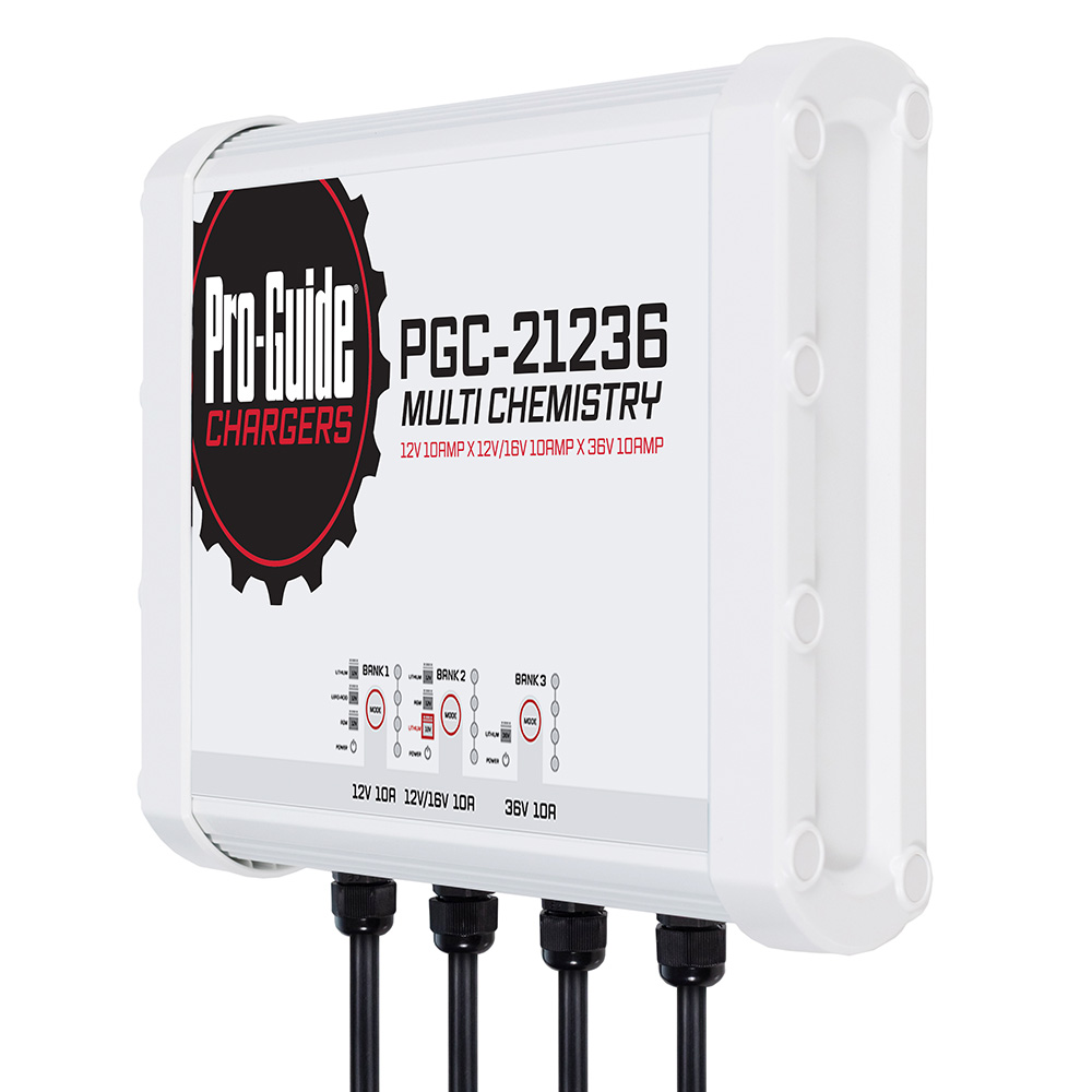 Pro-Guide 3 Bank On-Board Battery Charger - (1) 12V / (1) 12/16V / (1) 36V - 30-Amp 2
