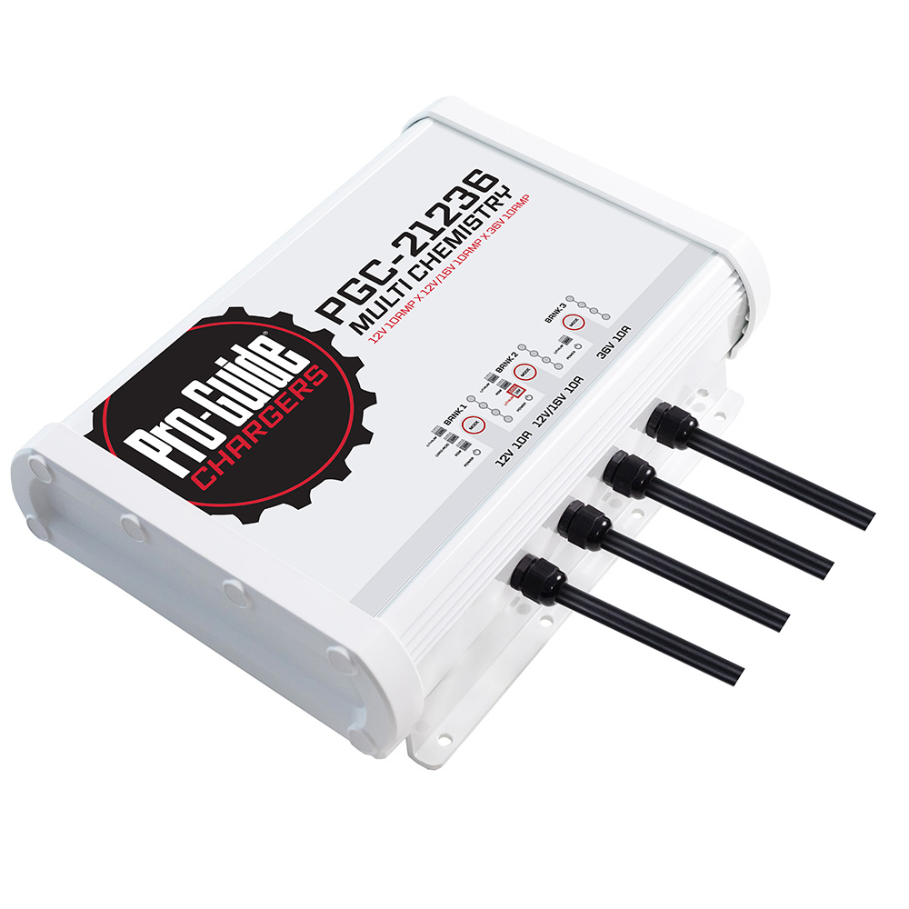 Pro-Guide 3 Bank On-Board Battery Charger - (1) 12V / (1) 12/16V / (1) 36V - 30-Amp 3