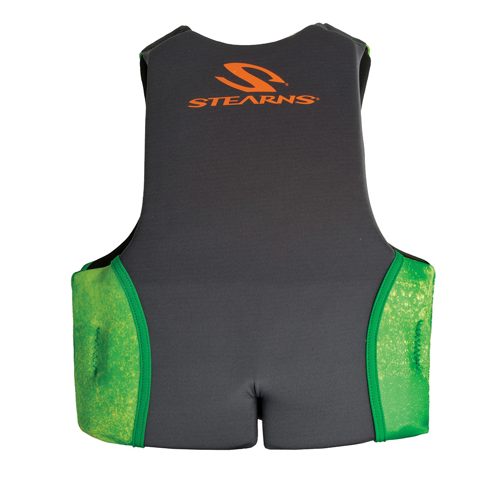 Stearns Youth Hydroprene Life Vest - Type III - Green - 50-90lbs 2