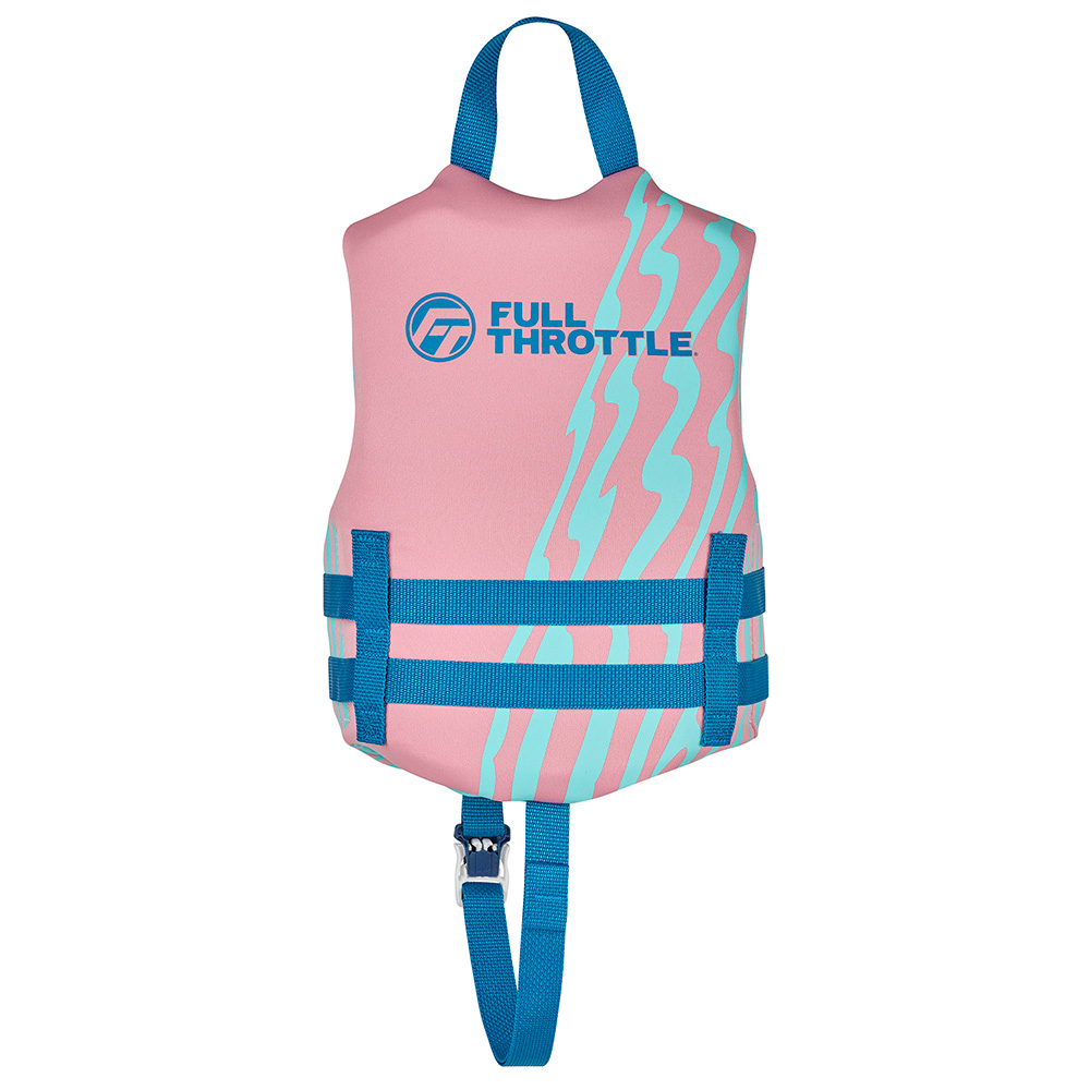 Full Throttle Child Rapid Dry Life Jacket - Pink 2