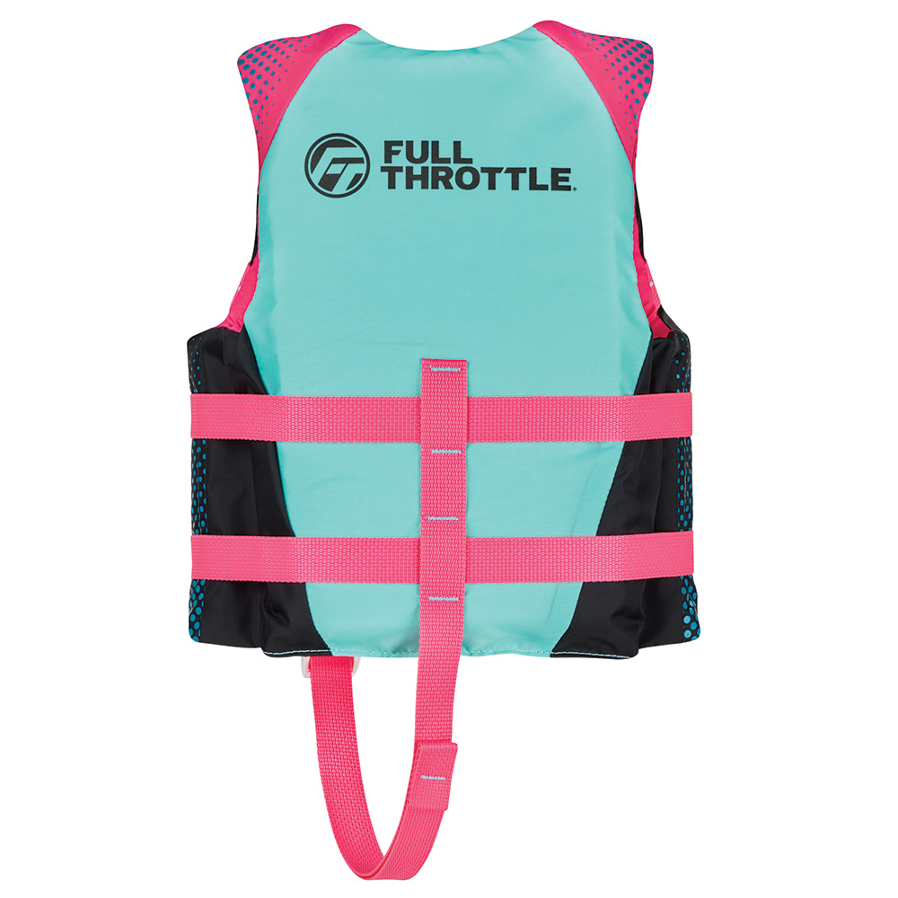 Full Throttle Nylon Life Jacket - Child - Pink 2