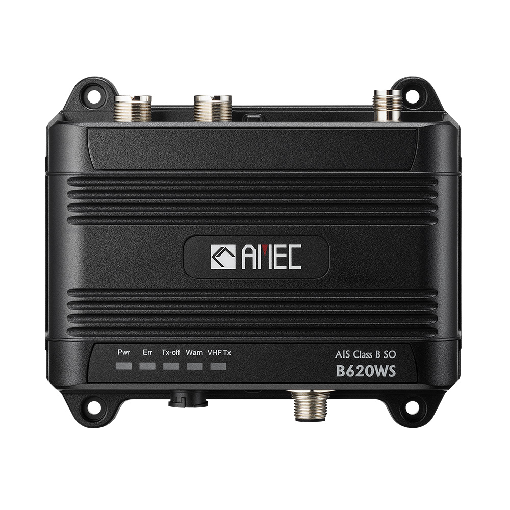 AMEC B620WS Class B AIS Transceiver w/WI-FI &amp; VHF Splitter - 2W CSTDMA, NMEA2000, NMEA 0183, USB 2