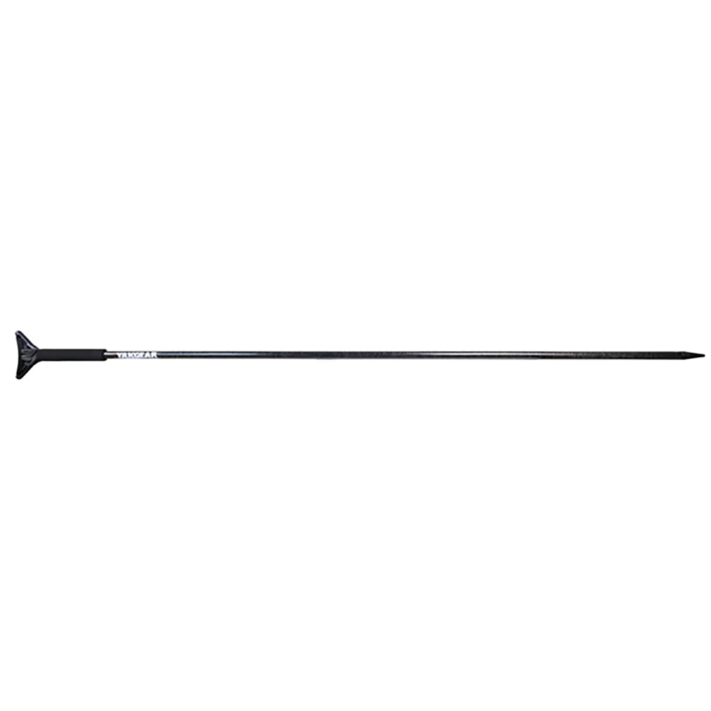 YakGear YakStick 6.5' Black Floating Stake-Out Anchor Stick w/Mudfoot 2