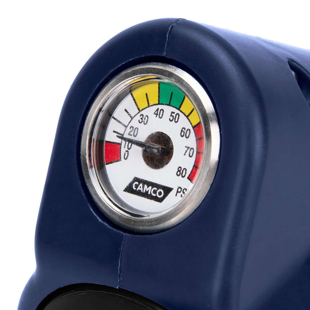 Camco 90 Degree Adjustable Water Pressure Regulator w/Gauge 2