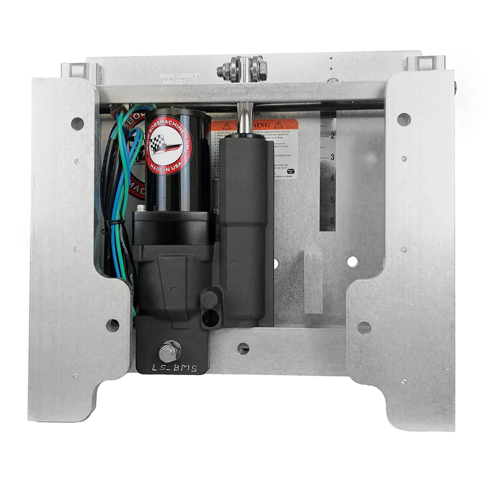 Bob's Machine 6" Setback Action Series Hydraulic Jack Plate - Silver 2