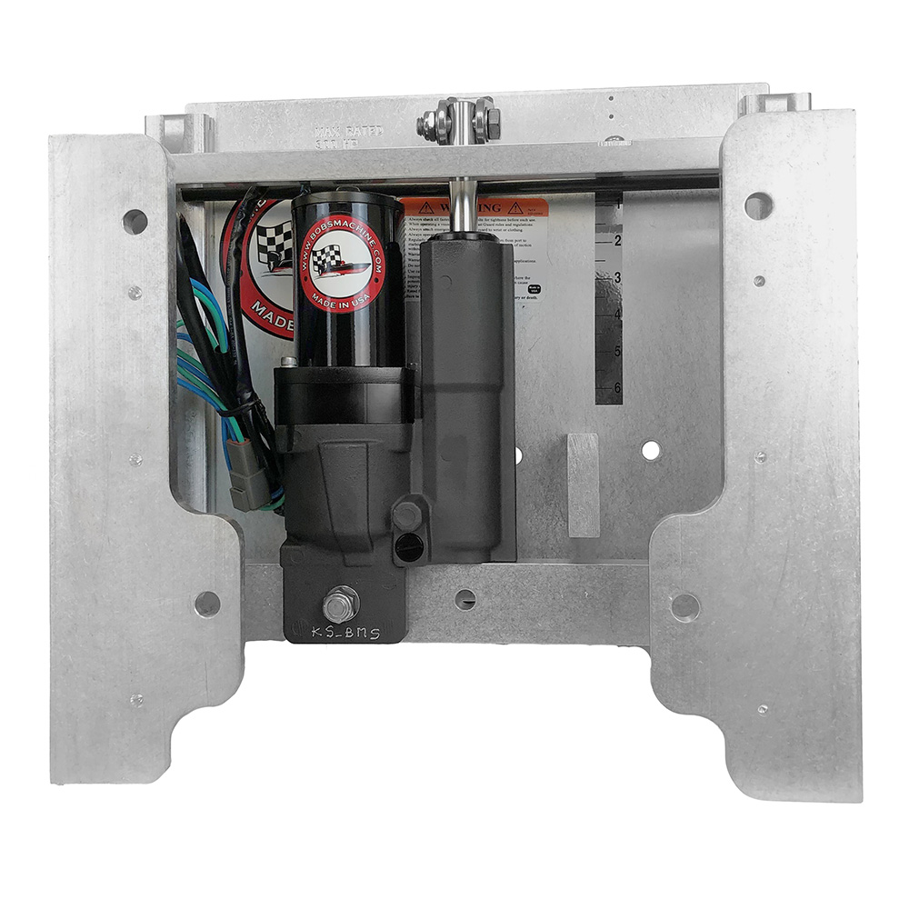 Bob's Machine 8" Setback Action Series Hydraulic Jack Plate - Silver 2