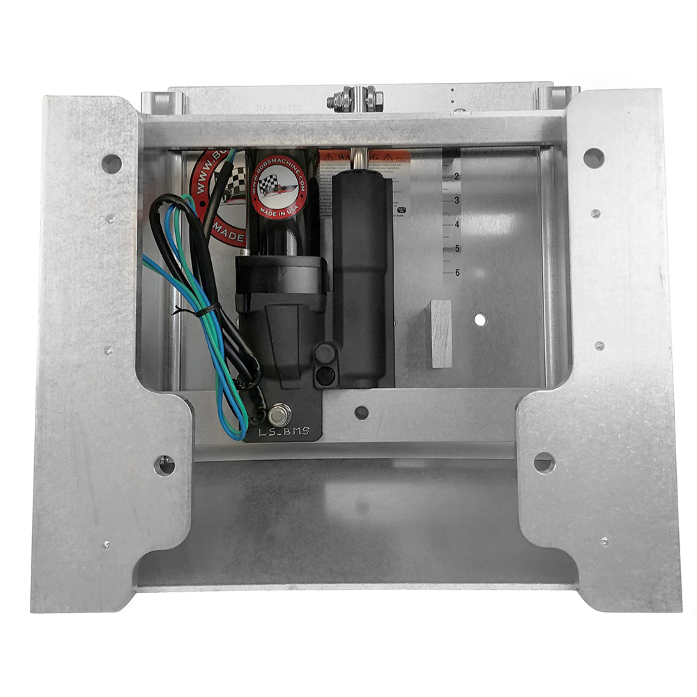 Bob's Machine 2" Setback Action Series Hydraulic Jack Plate - Silver 2