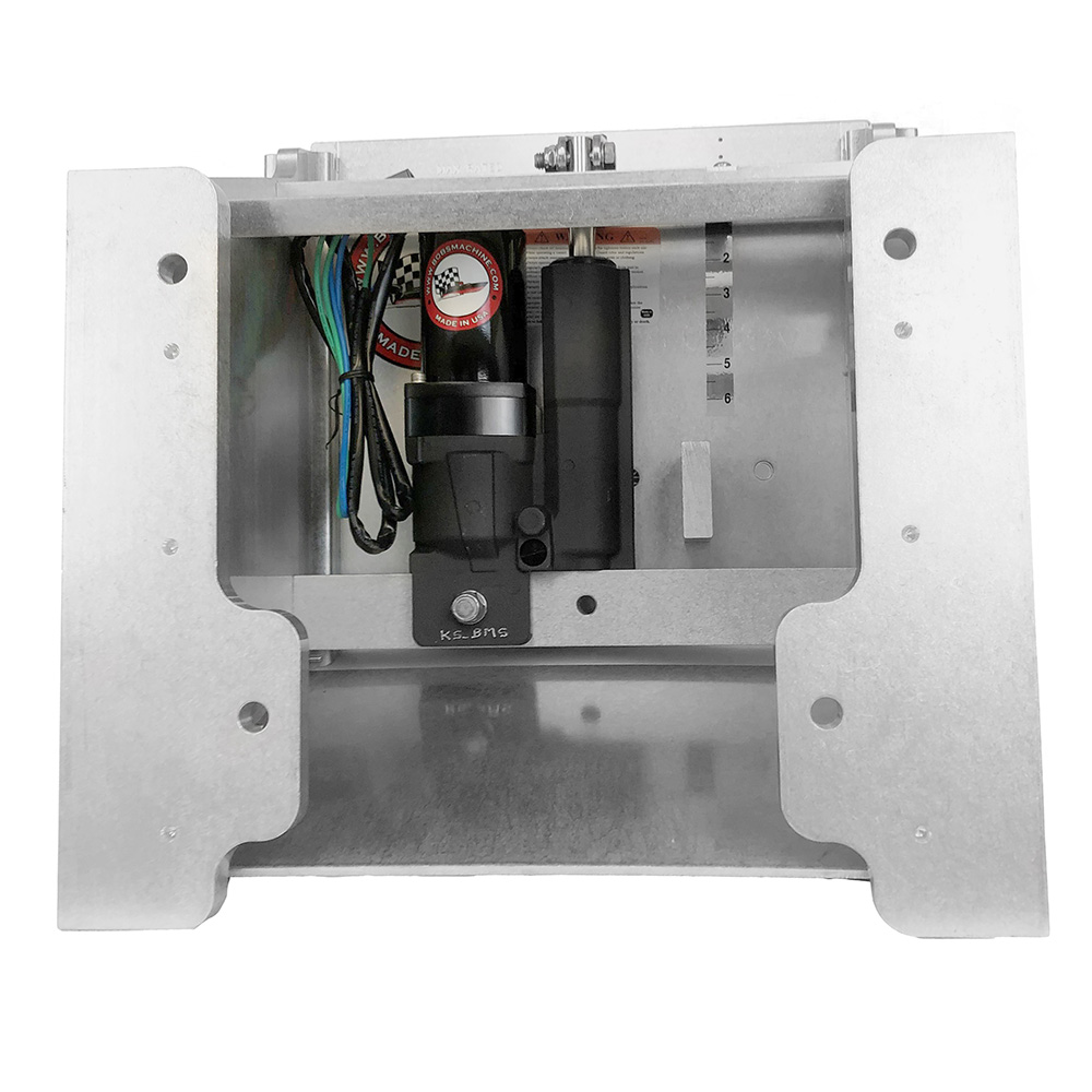 Bob's Machine 14" Setback Action Series Hydraulic Jack Plate - Silver 2