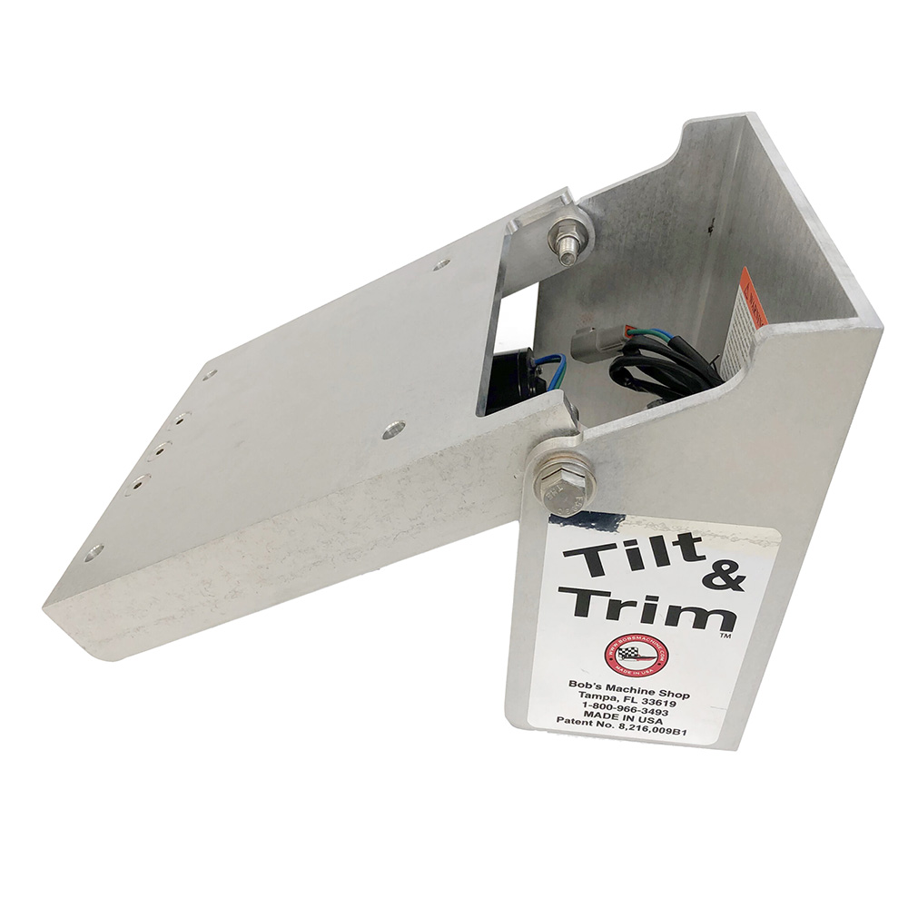 Bob's Machine Action Series Tilt &amp; Trim f/Clamp on Motors - Silver - 30HP 3