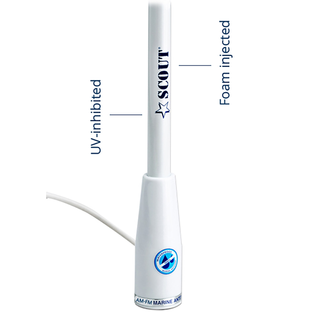 Scout KS-115 AM/FM 5' Fiberglass Antenna 2