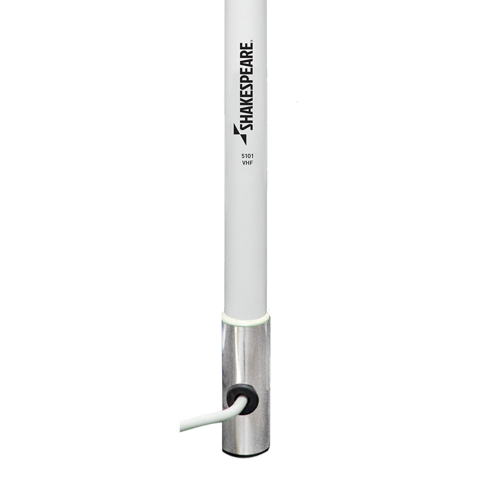 Shakespeare 5101 8&rsquo; Classic VHF Antenna w/15' RG-58 Cable - White 2