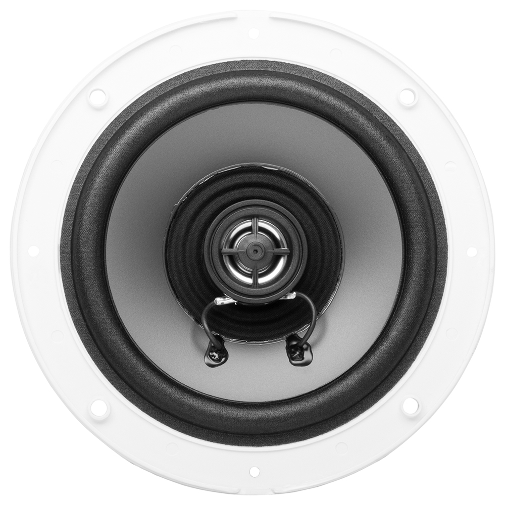Boss Audio MR60W 6.5&quot; Round Marine Speakers - (Pair) White