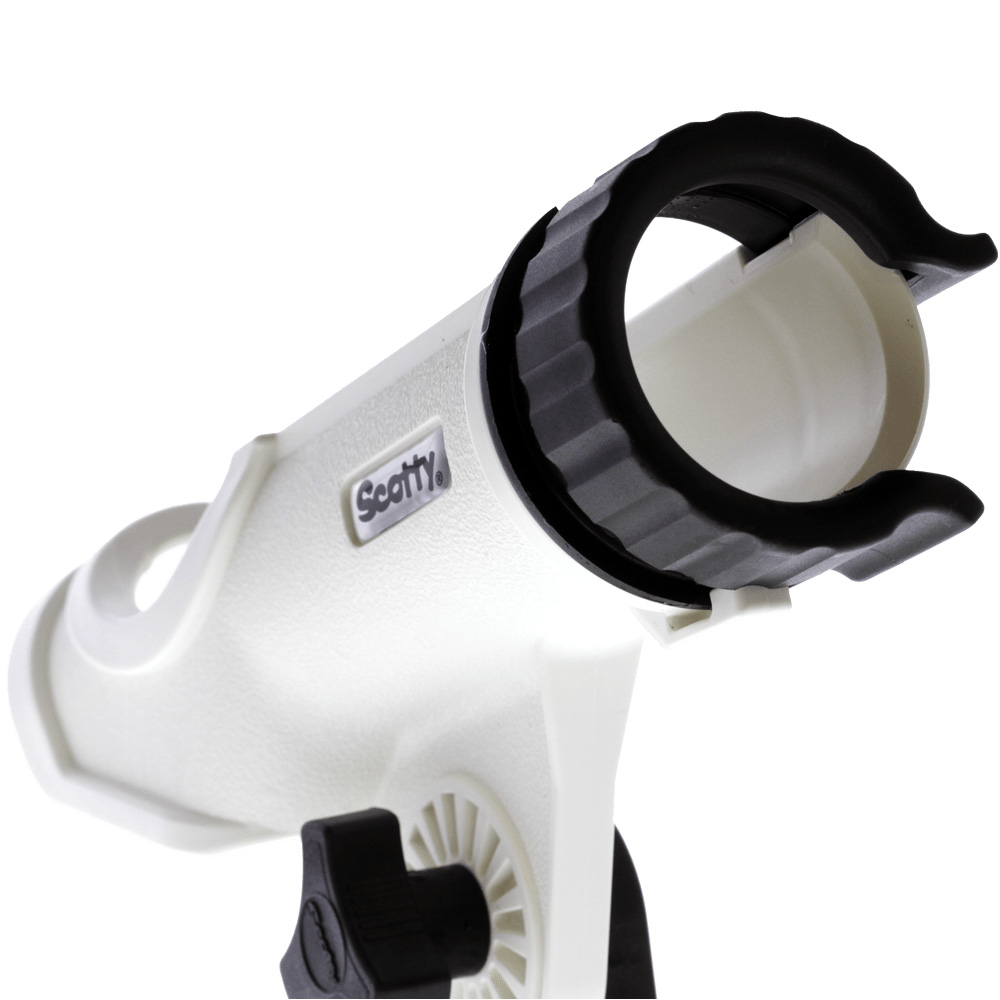 Scotty Powerlock Rod Holder White w/241 Side/Deck Mount 3