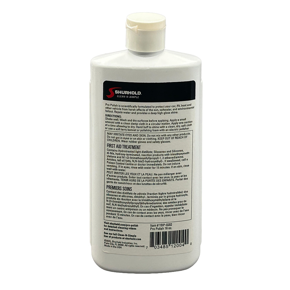 Shurhold Pro Polish Fiberglass Sealant & Polish - 16oz. Bottle 2