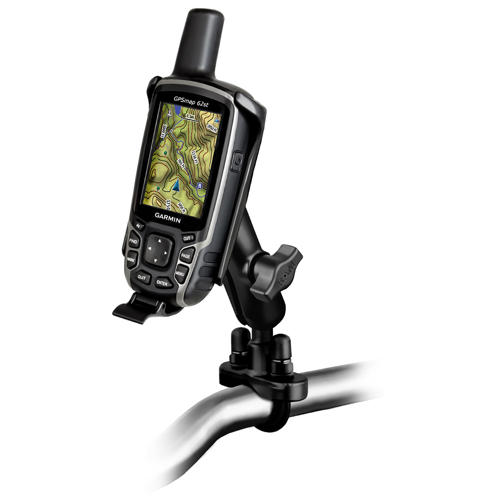 RAM Mount Garmin GPSMAP&reg; 62 Series Handlebar Rail Mount 2