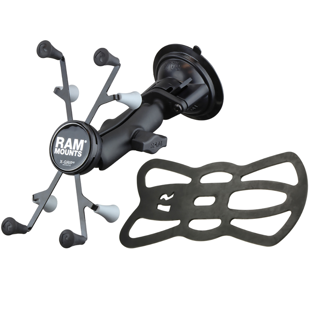 RAM Mount Twist Lock Suction Cup Base w/Universal X-Grip II 2