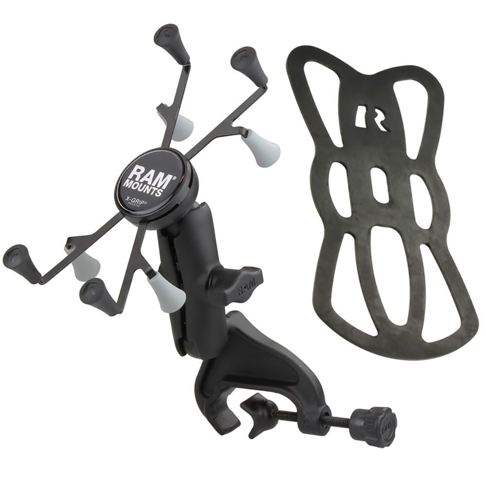 RAM Mount Yoke Clamp Mount w/X-Grip II 3
