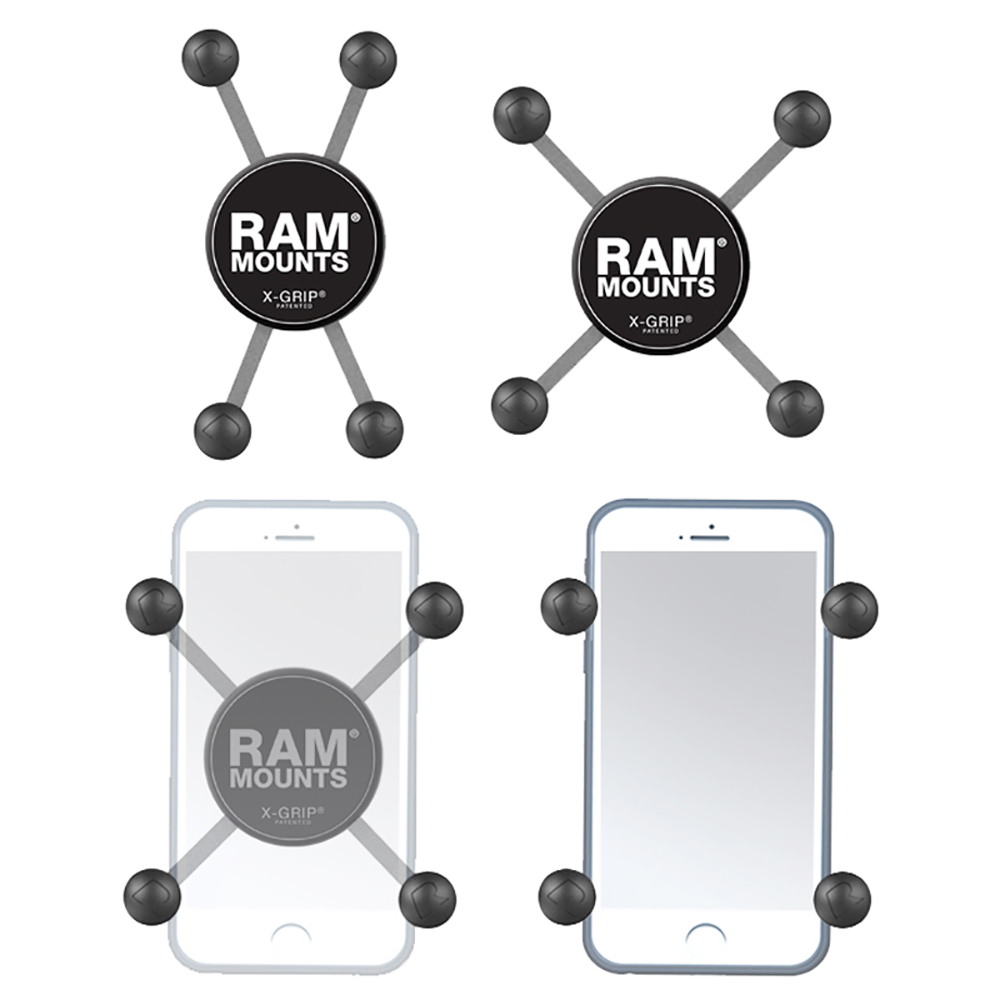 RAM Mount Universal X-Grip Cell Phone Holder w/1" Ball 5