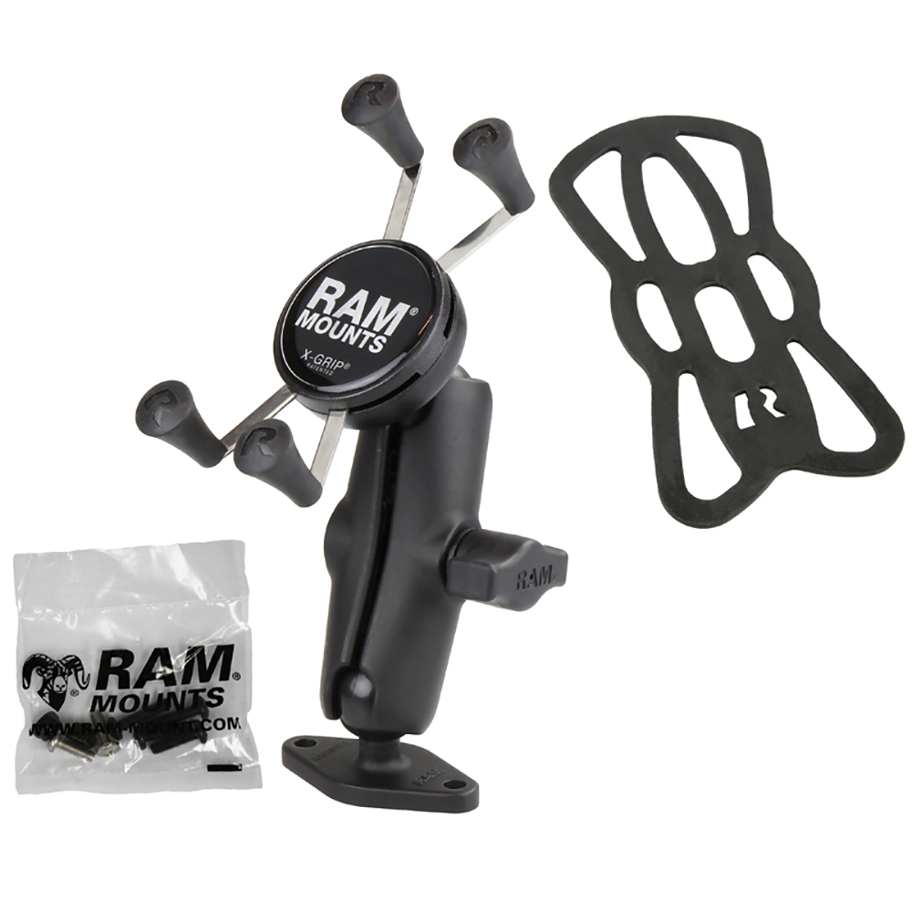 RAM Mount Universal X-Grip Holder Diamond Base Surface Mount 3
