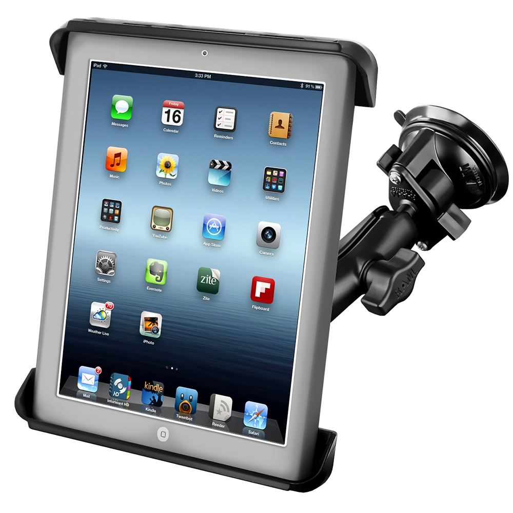 RAM Mount Tab-Tite iPad / HP TouchPad Cradle Twist Lock Suction Cup Mount 2