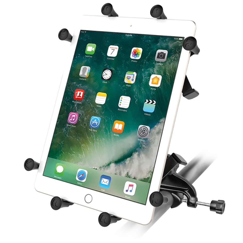 RAM Mount Universal X-Grip III Large Tablet Holder - Fits New iPad - Includes Yoke Mount 2
