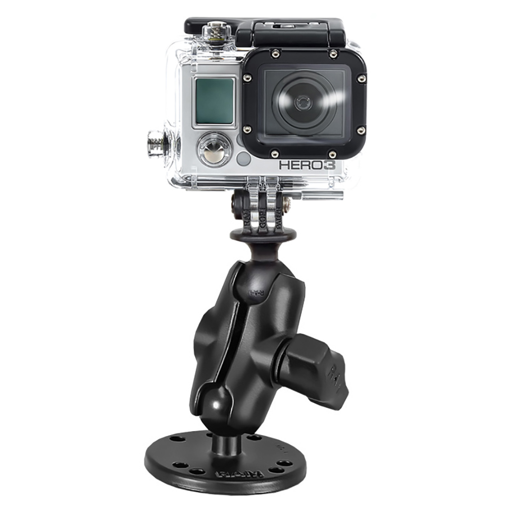 RAM Mount GoPro Hero Short Arm Flat Surface Mount 2