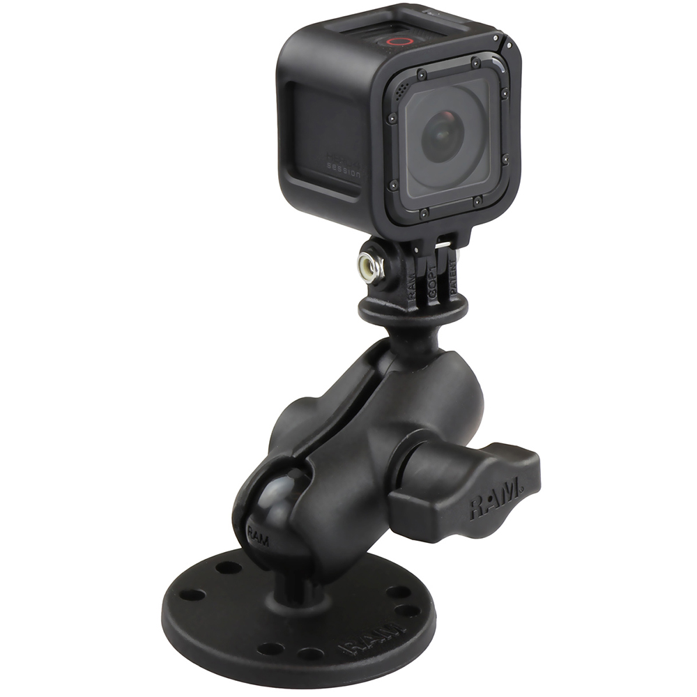 RAM Mount GoPro Hero Short Arm Flat Surface Mount 3