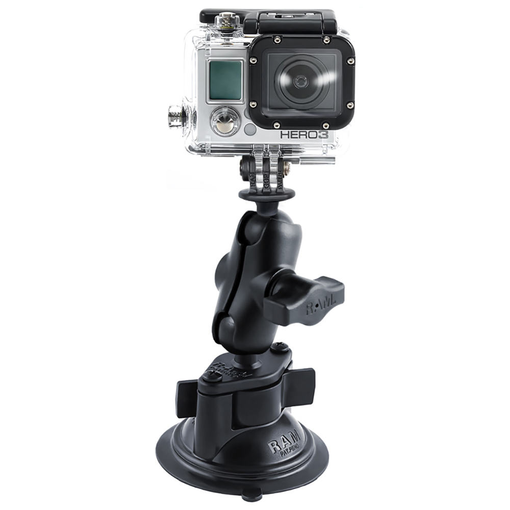 RAM Mount GoPro Hero Short Arm Suction Cup Mount 2